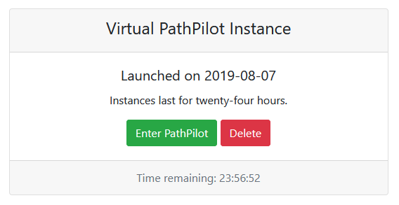 Launch Virtual PathPilot